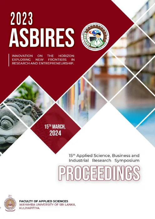 Cover of the ASBIRES 2023 proceedings